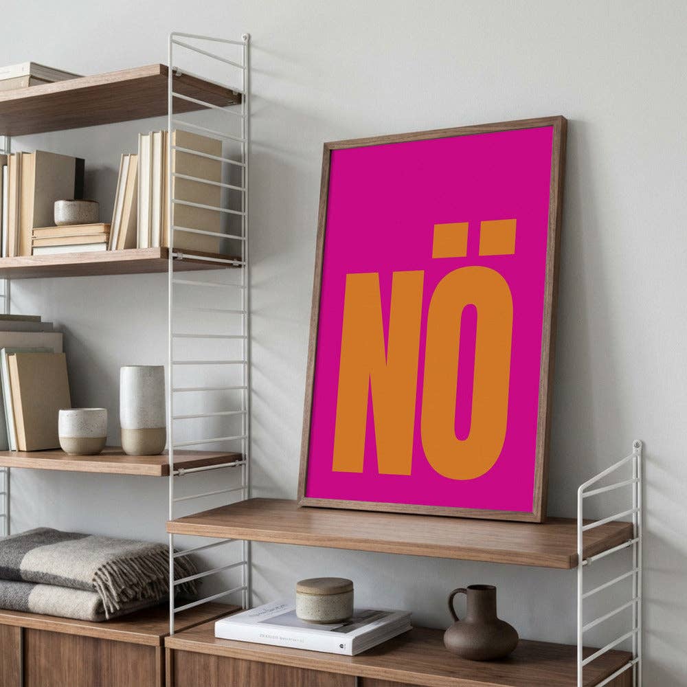 Kunstdruck - NÖ-Typografie
