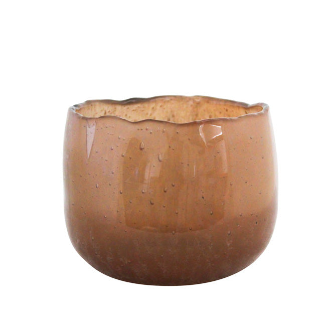 Teelichthalter aus Glas