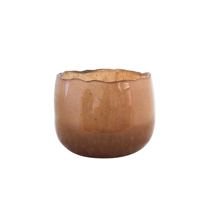 Teelichthalter aus Glas