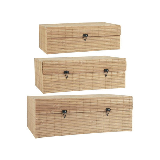 Bambus-Schachtel in 3 Größen
