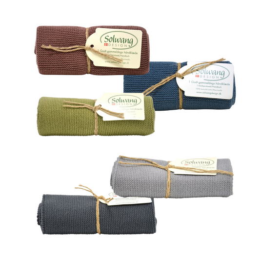 Gestrickte Handtücher