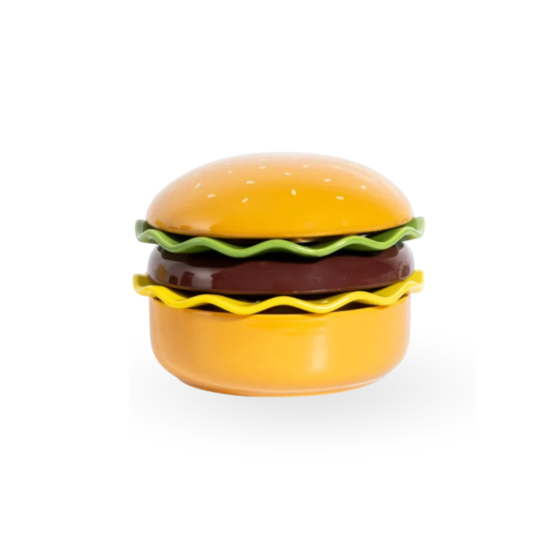 Hamburger-Geschirrset von L’Expressionist aus fünf stapelbaren Keramikteilen