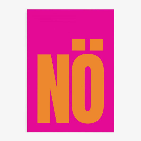 Kunstdruck - NÖ-Typografie