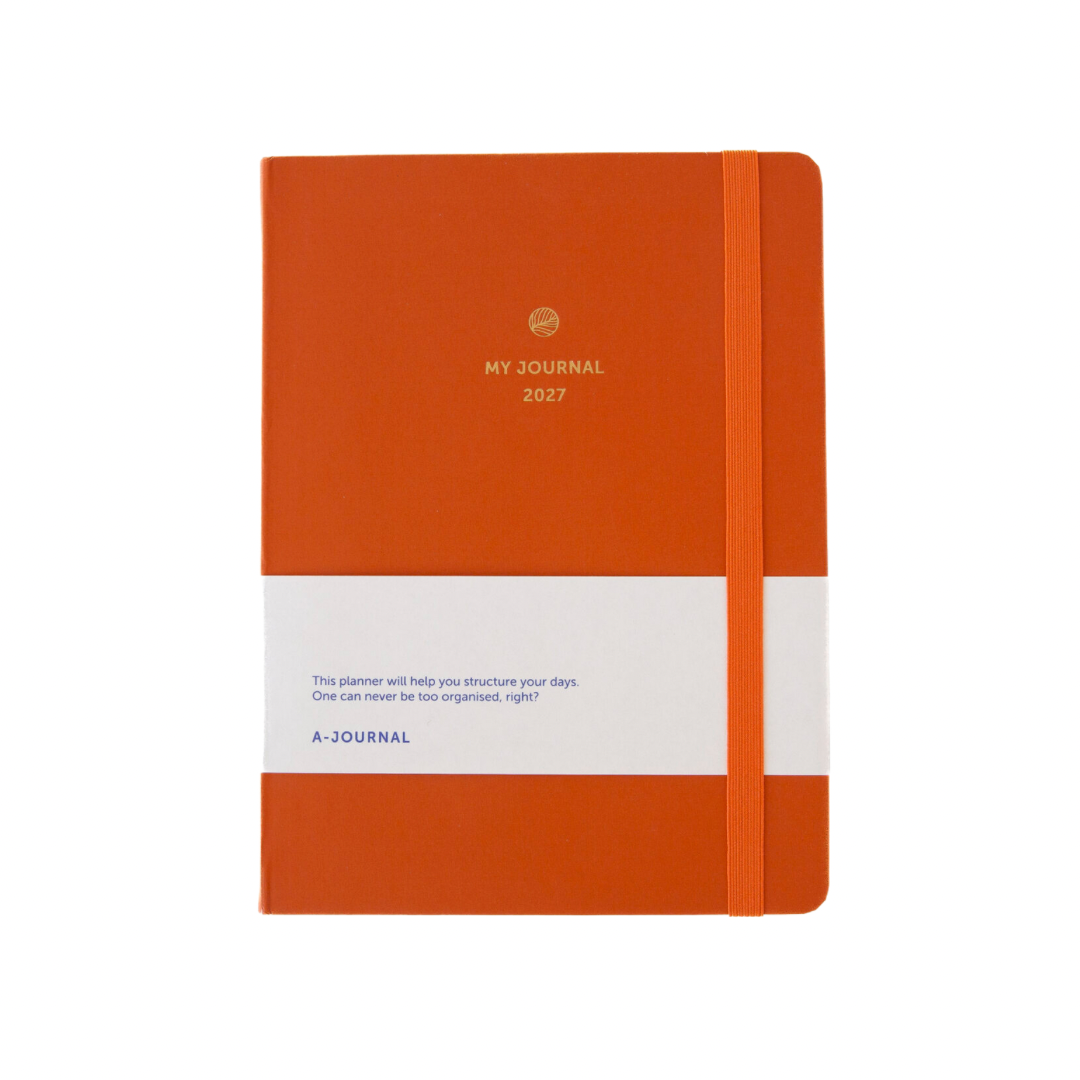 A6-Kalender My Journal 2027 in Orange