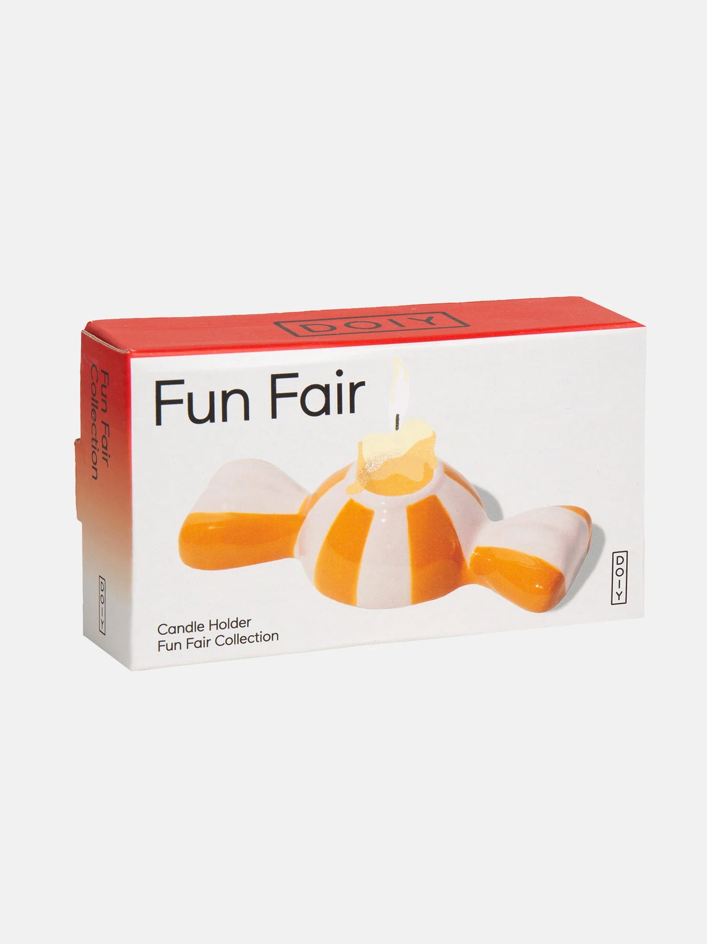 Funfair-Kerzenhalter von DOIY Design in der Verpackung