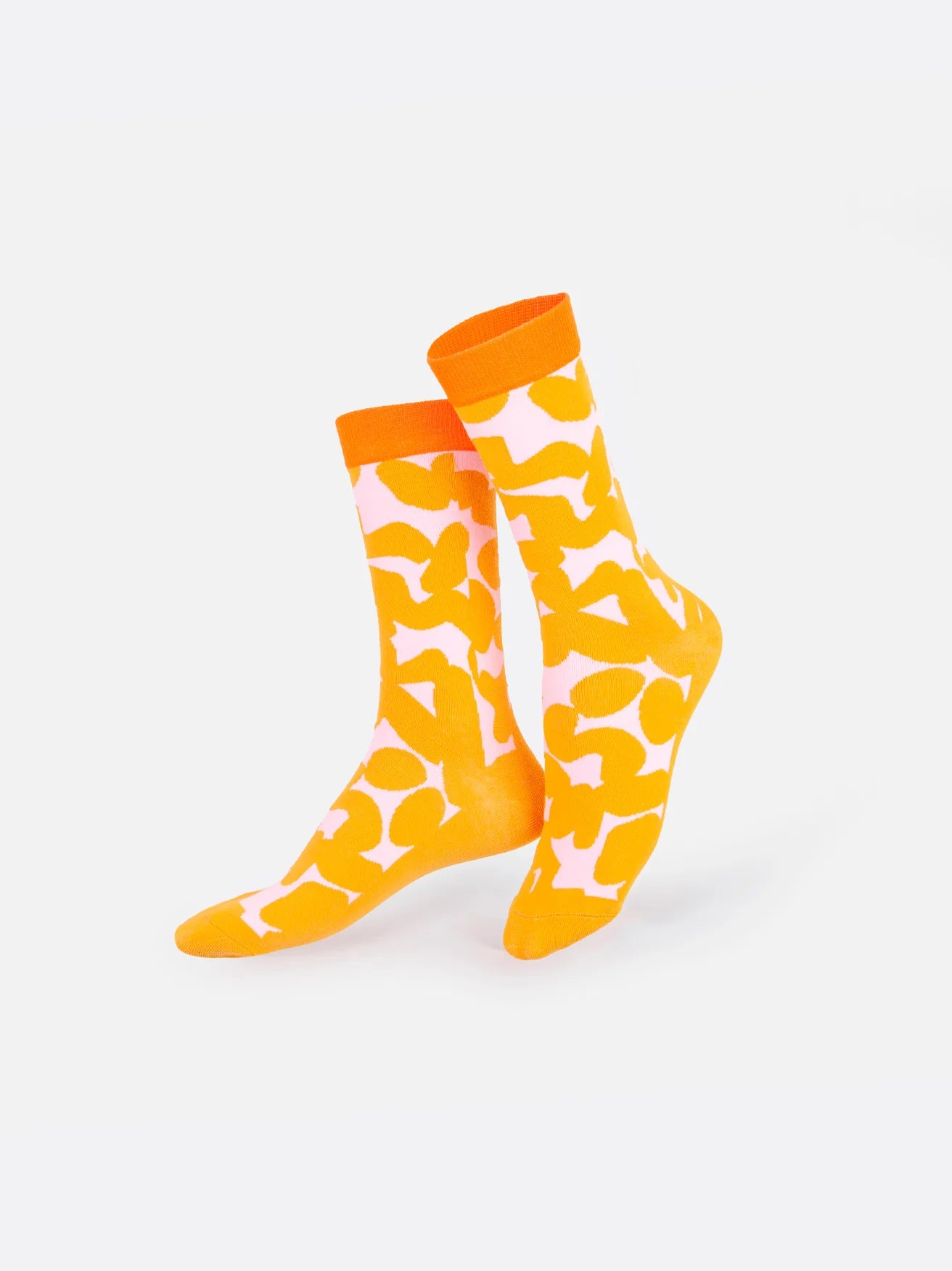 Orange-rosa Peanut-Butter-Socken von Eat My Socks