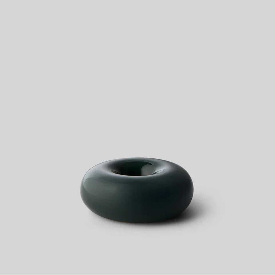 Studio About BOB CANDLE HOLDER SMALL Dark Green BOB CANDLE HOLDER SMALL