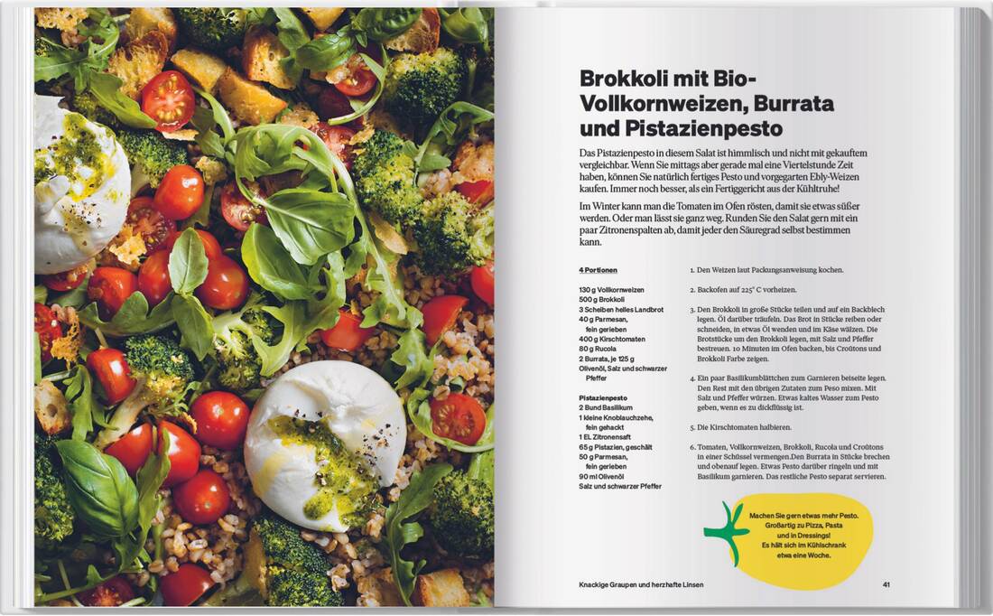 Rezept für Paprikasalat mit Oliven und Burrata aus Knaller-Salate
