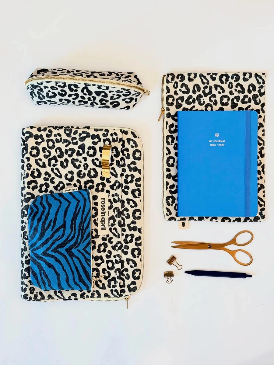 Laptop-Taschen und Accessoires von Rose in April mit Leoparden- und Zebramuster