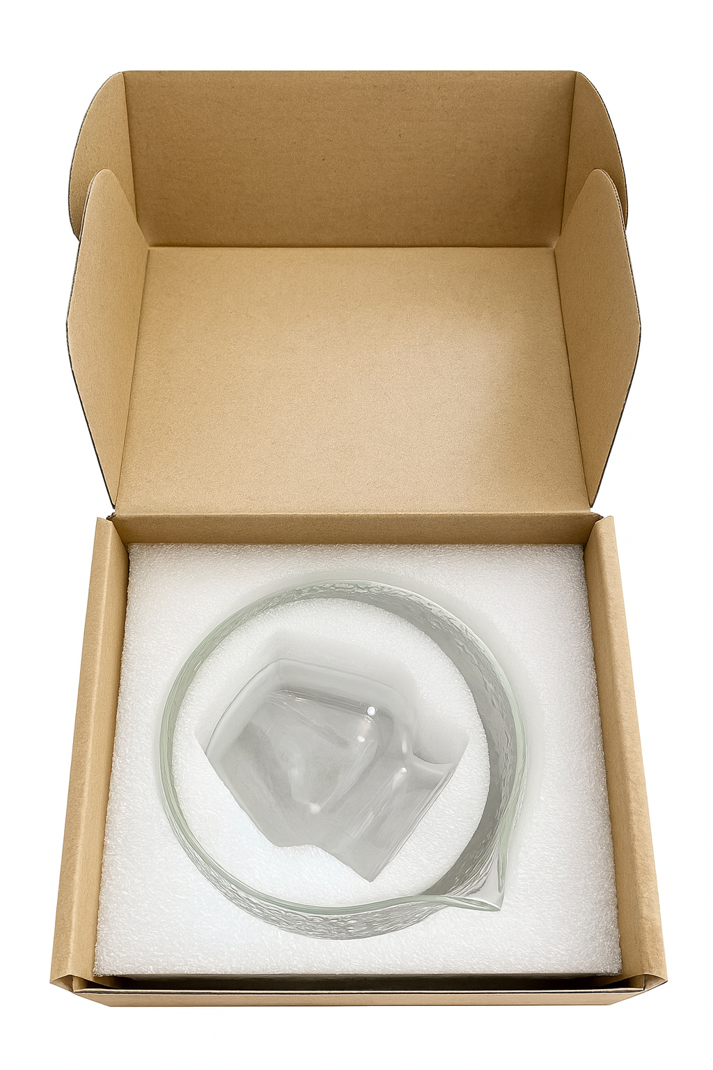 Matcha Schale & Besenhalter Set "Ice Glas", 450 ml