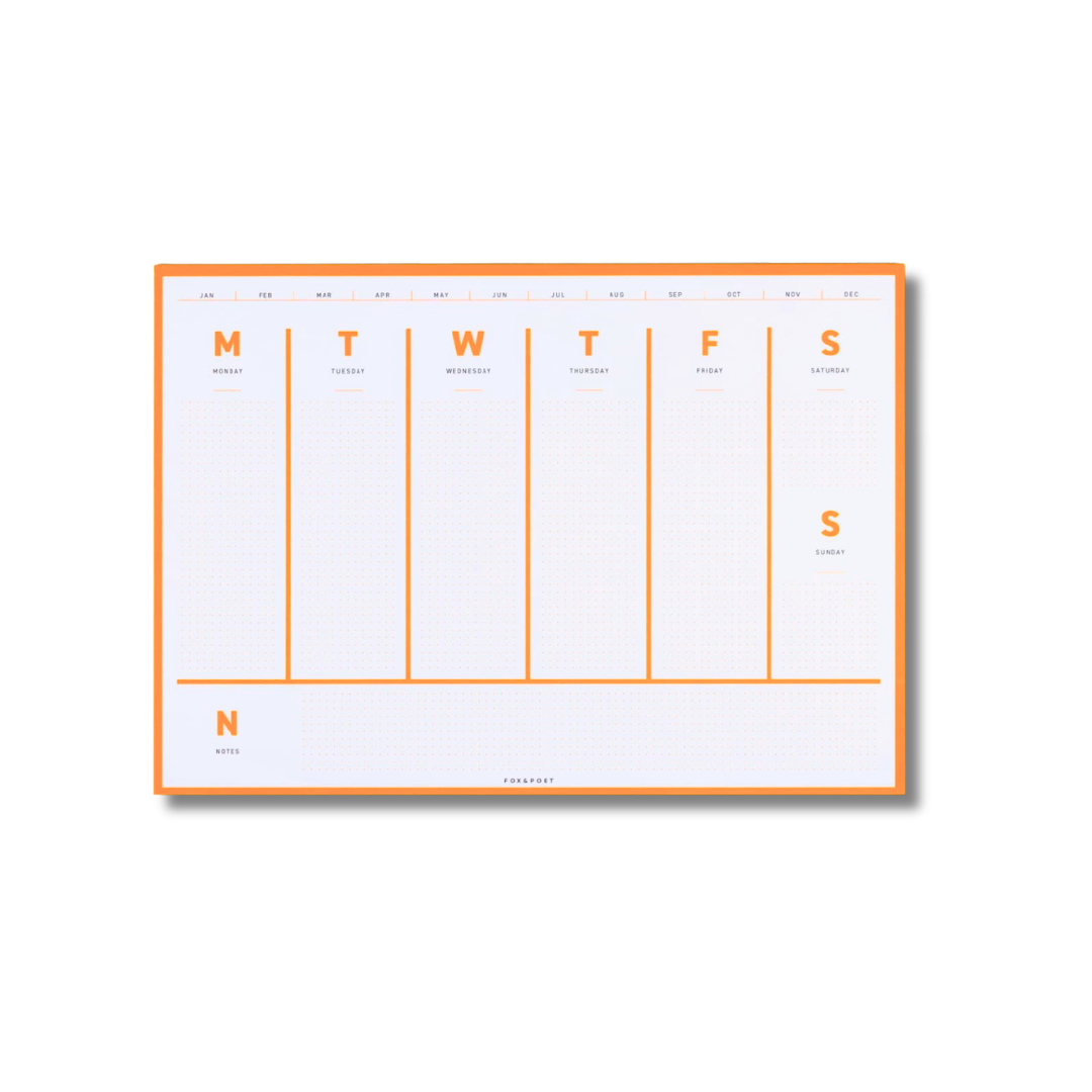 Wochenplaner Neon