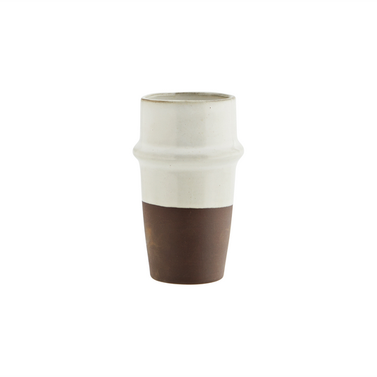 Steingut Becher